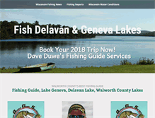 Tablet Screenshot of fishdelavanlake.com